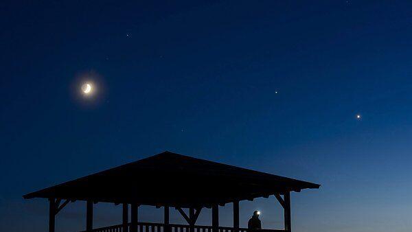 Jupiter und Venus kommen einander derzeit sehr nahe