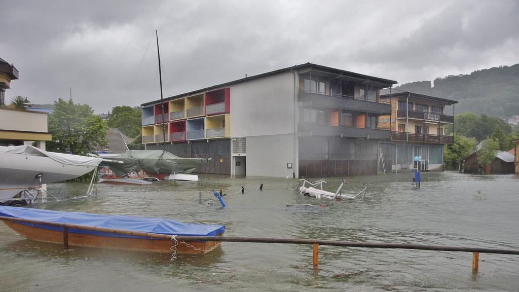 Hochwasser in Gmunden