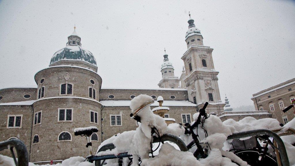 Winterimpressionen aus der Stadt Salzburg