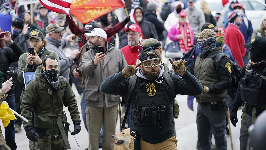 Washington, Sturm auf Kapitol, Trump-Anh\u00e4nger,