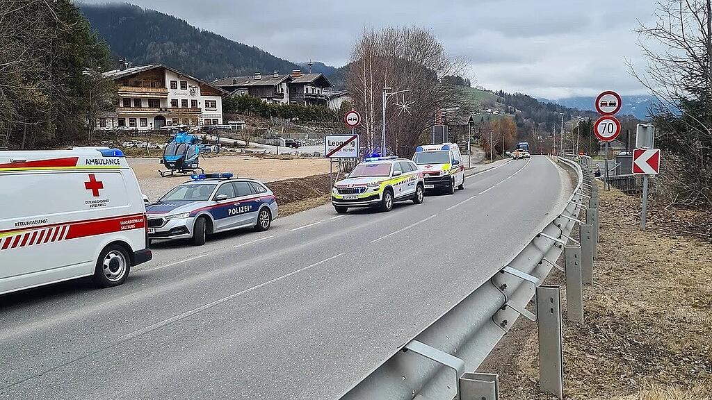 Unfall Leogang B164