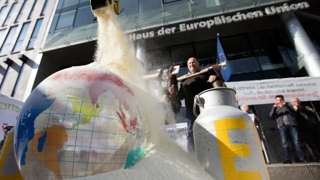 IG-Milch-Proteste in Wien