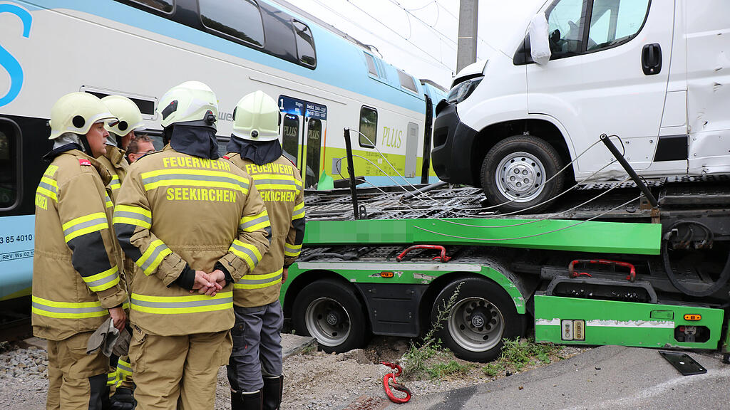 Zug vs. Lkw Seekirchen