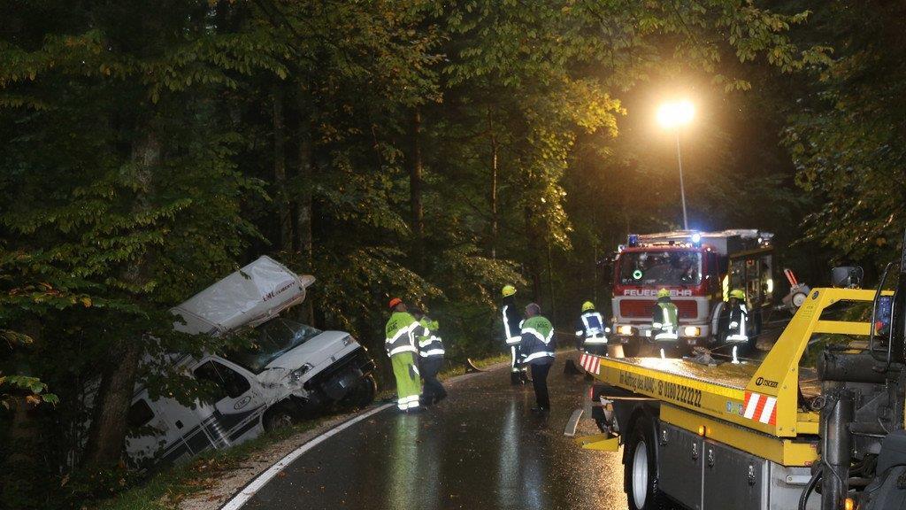Wohnmobil umgestürzt