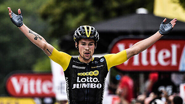 Roglic war bei der langen Schlussabfahrt der Schnellste