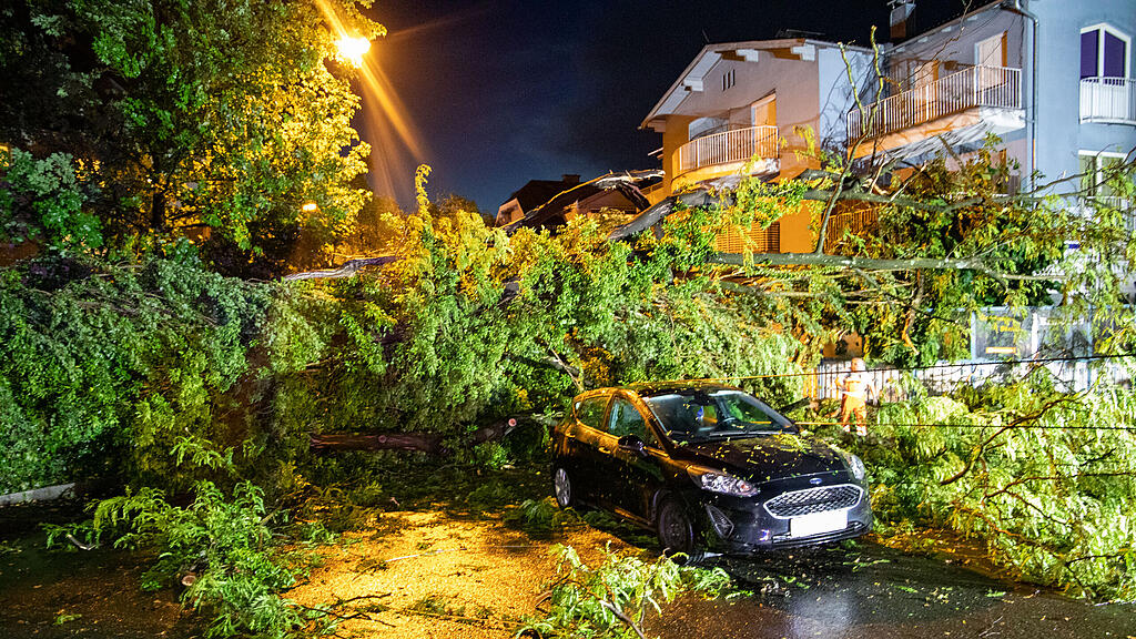 Unwetter Stadt Salzburg
