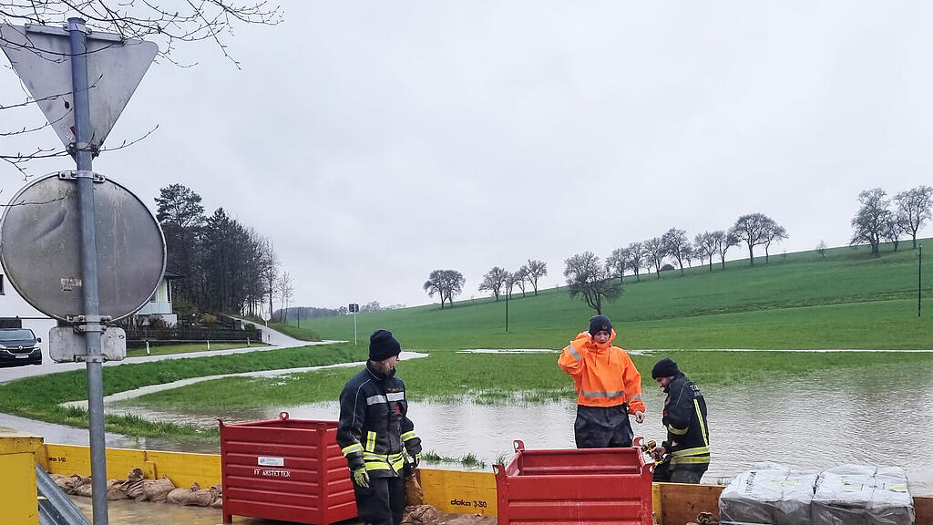 Starkregen: Feuerwehreinsätze in NÖ