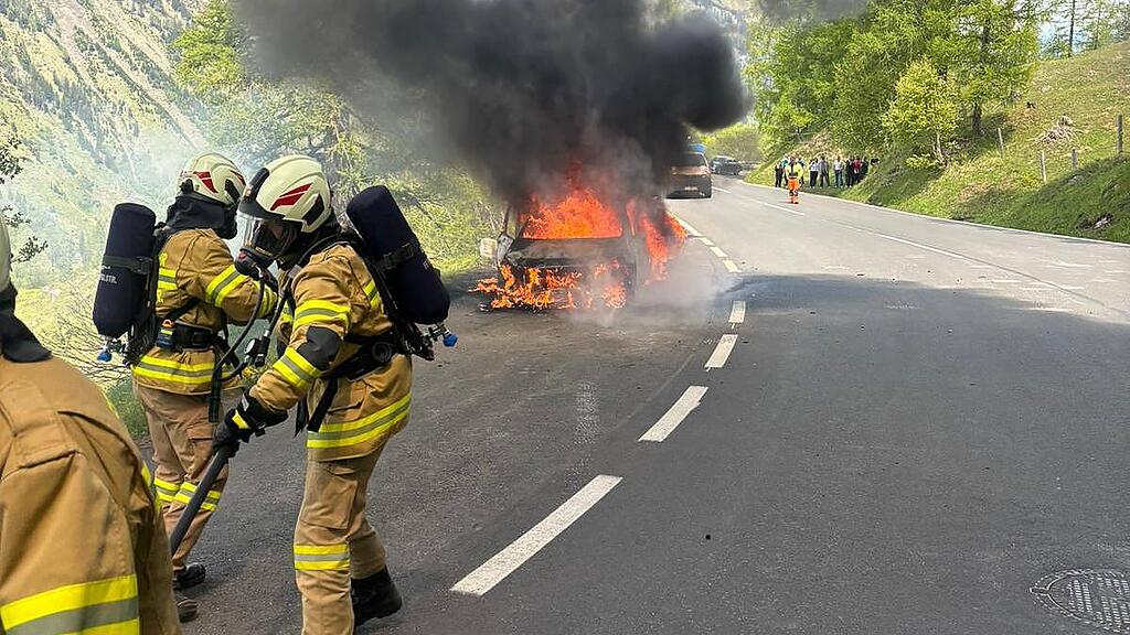 Fahrzeugbrand Fusch