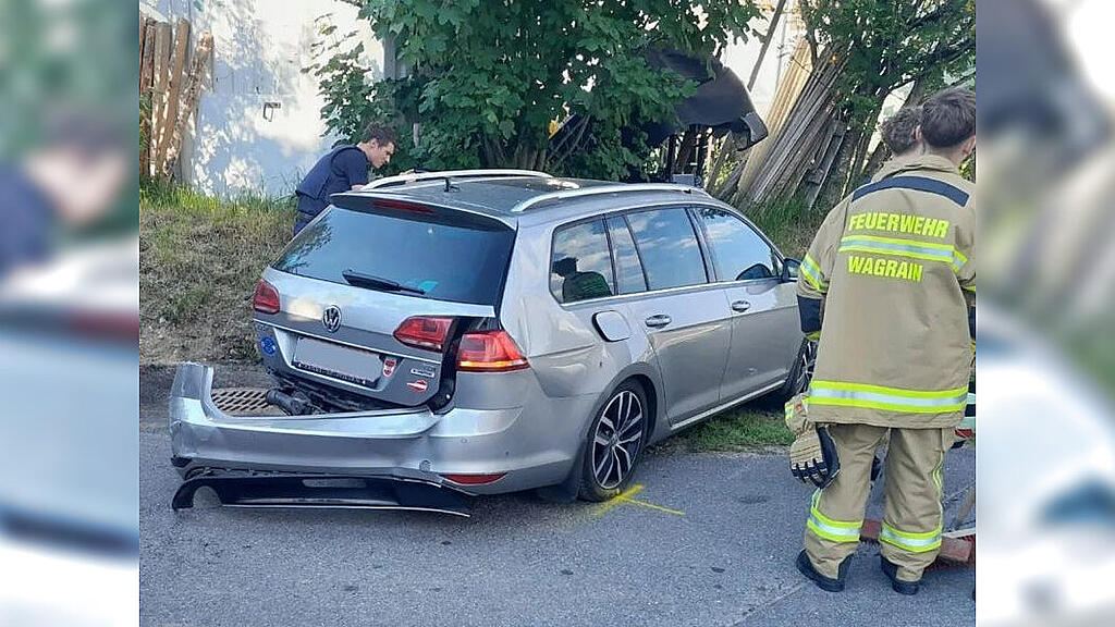 Pkw-Crash auf B163 in Wagrain