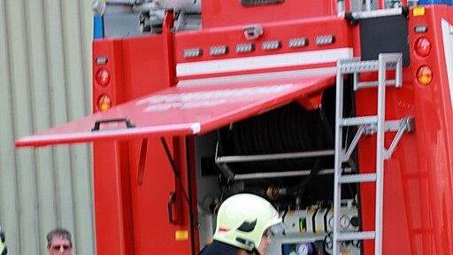Leube: Feuerwehr im Großeinsatz
