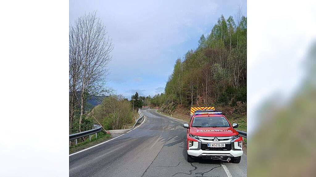 Ölspur bei Kläranlage in Goldegg