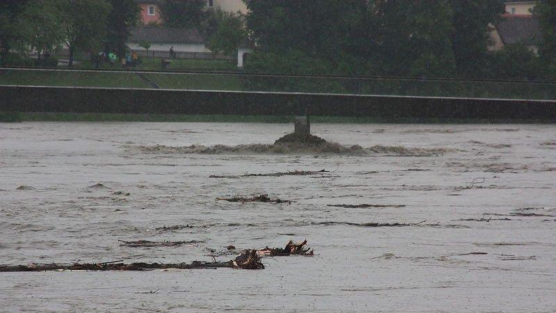 Hochwasser in Oberndorf