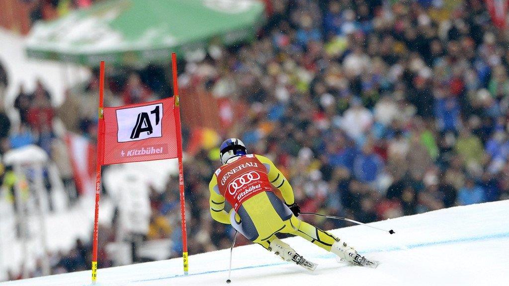 Matthias Mayer hinter Svindal Super-G-Zweiter in "Kitz"