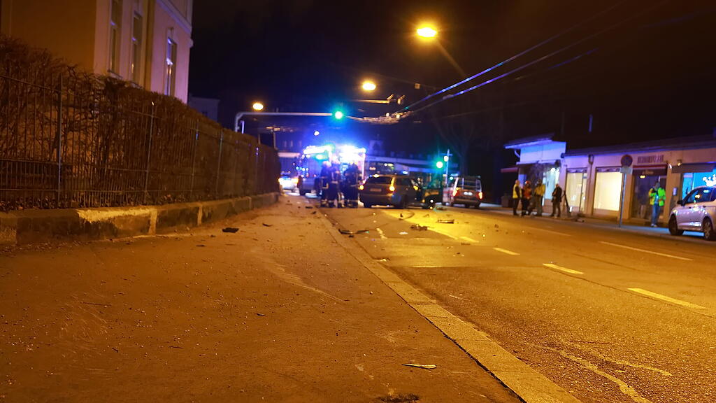 Unfall auf Imbergstra\u00dfe