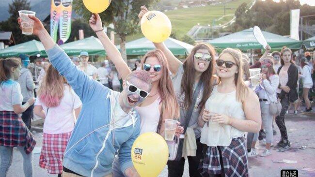 Das letzte HOLI Festival des Jahres ging am Samstag in Zell am See über die Bühne.