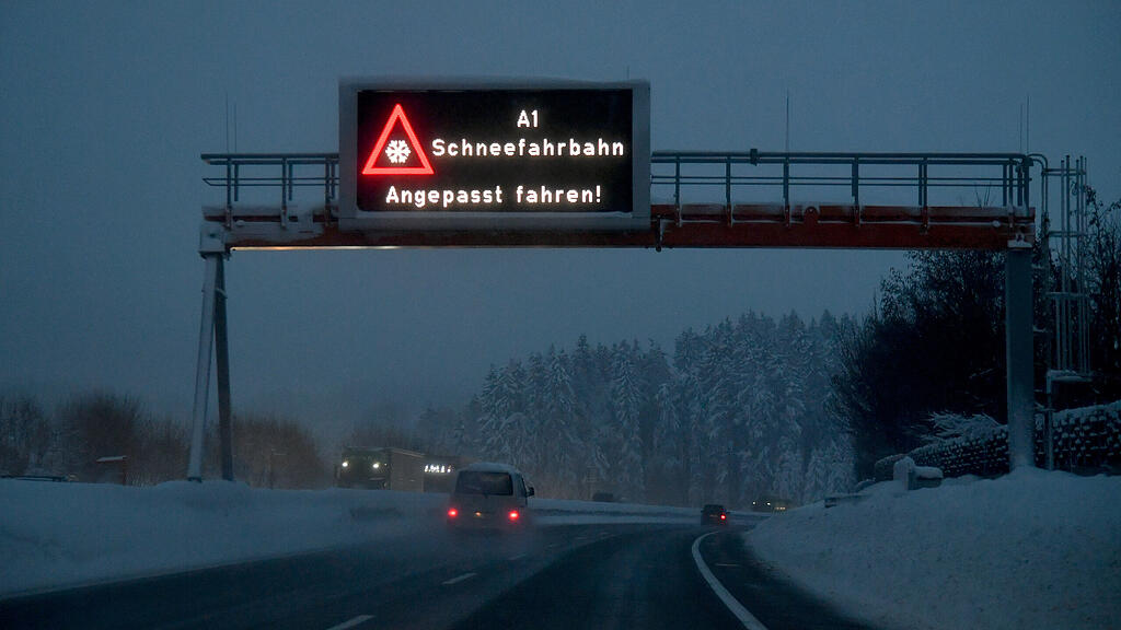 Schnee-Situation am Freitag