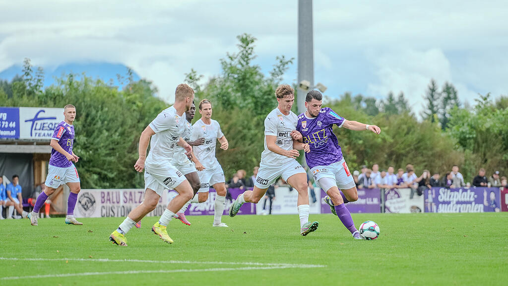 2. Liga: Austria Salzburg gegen Amstetten