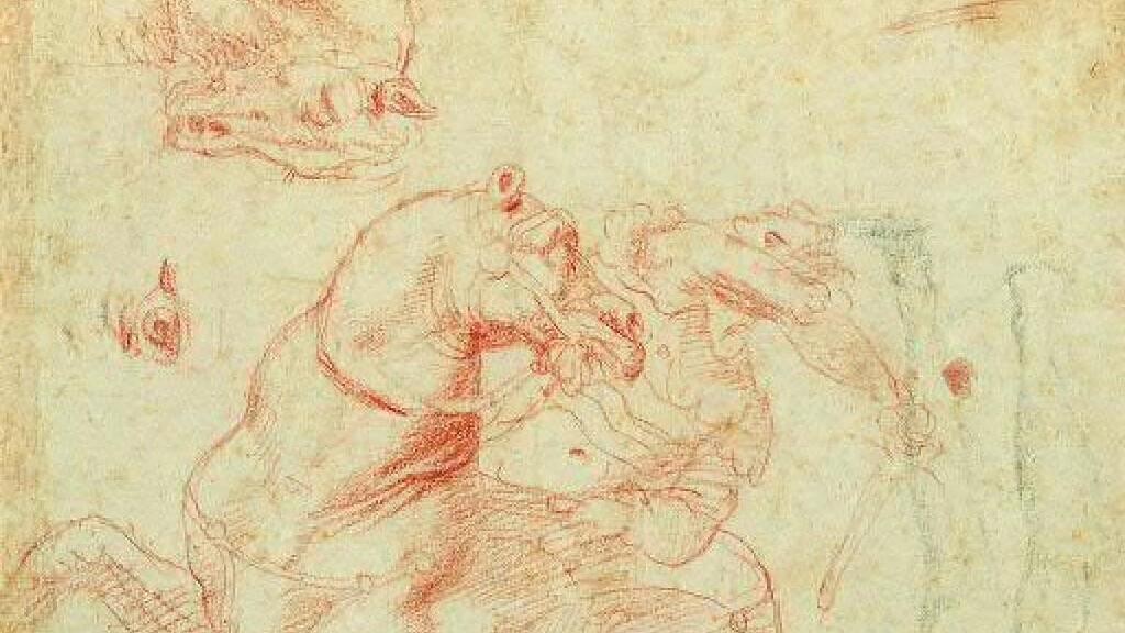 Wiederentdeckte Studie von Raffael