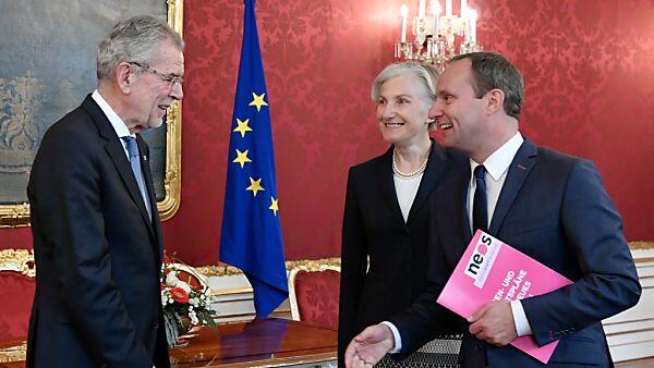 Strolz und Griss bei Van der Bellen
