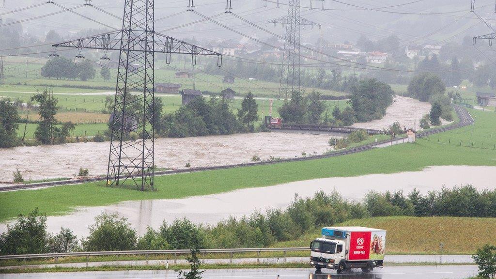 Hochwasser in Hollersbach
