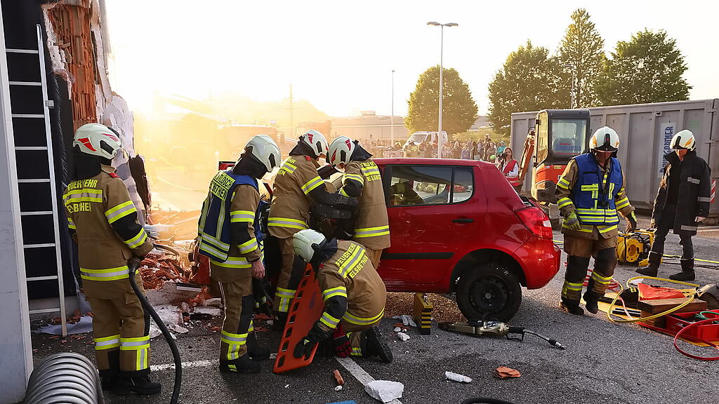 Feuerwehr-Übung in Elsbethen