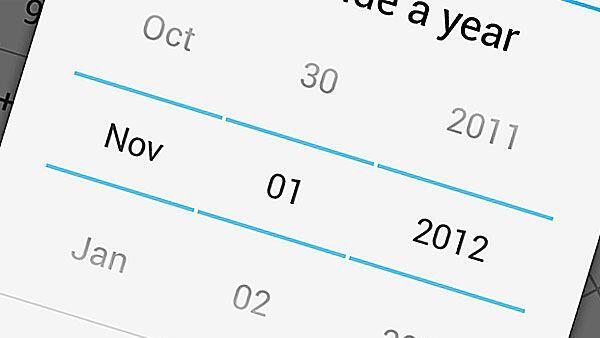 Derzeit kann ein Kontakt laut Android 4.2 nicht im Dezember Geburtstag haben.