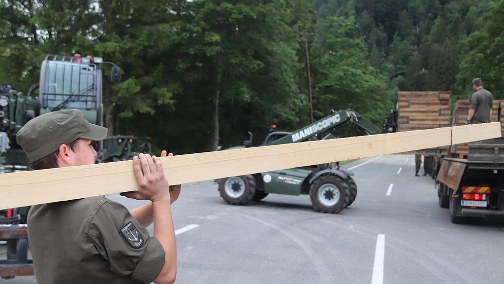 Bundesheer-Einsatz in Rußbach