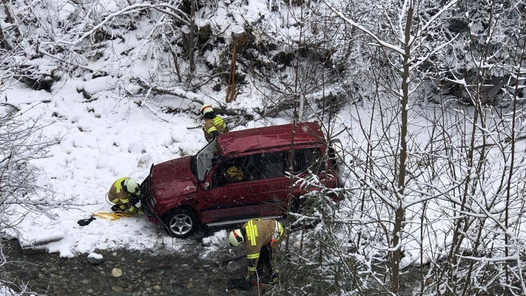 Pkw-Absturz im Großarltal