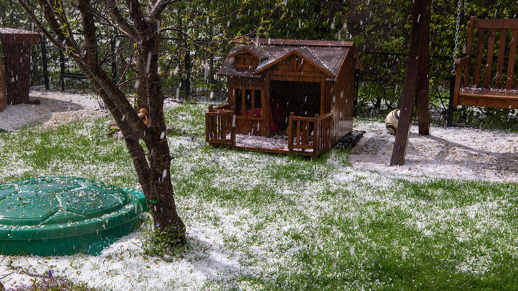 Hagel in Salzburg