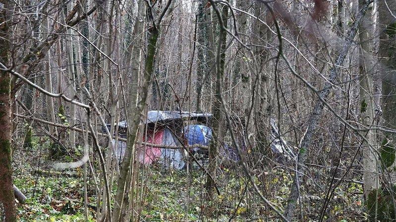 Illegales Zeltlager