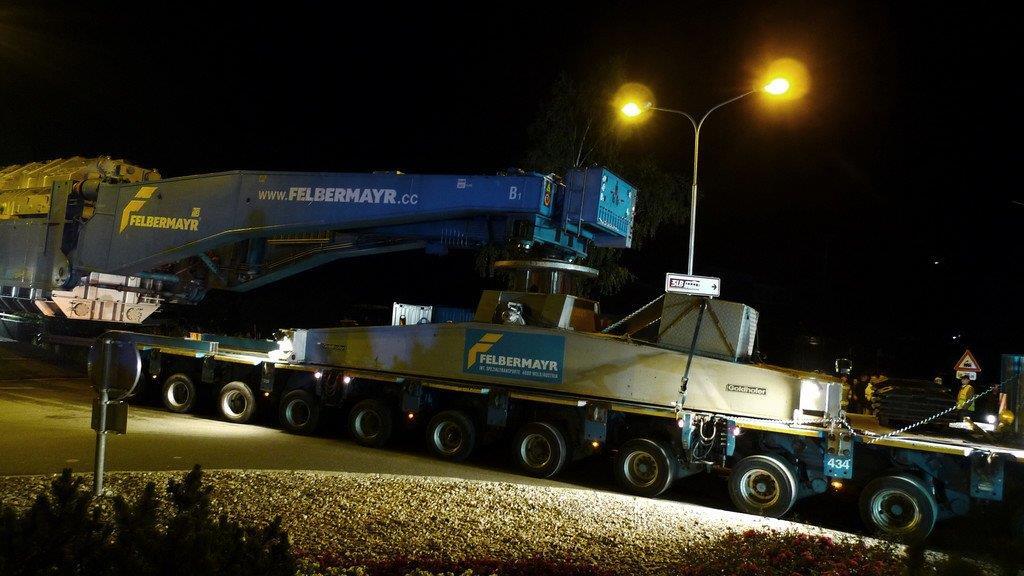 Schwertransport nach Uttendorf