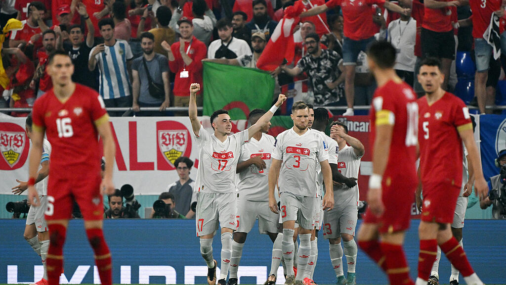 Schweiz gegen Serbien WM 2022