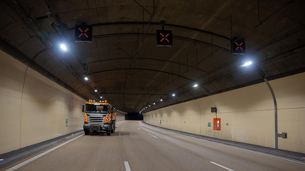 Große Einsatzübung im Lieferinger-Tunnel