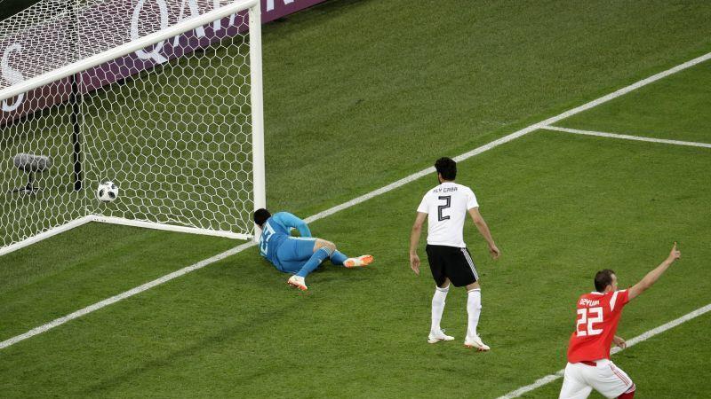 Fußball-WM: Russland - Ägypten 3:1