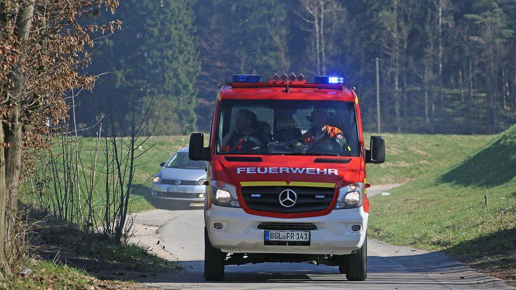 Dachstuhlbrand in Marzoll