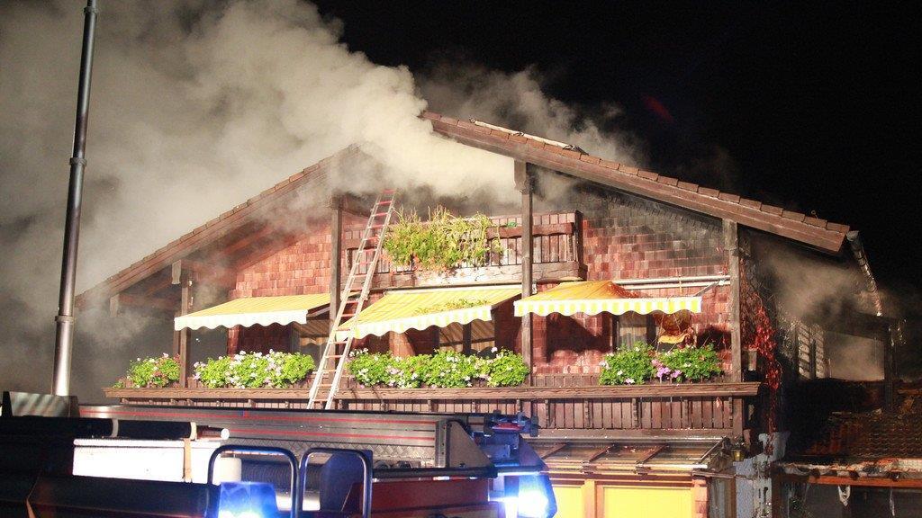 Haus in Ramsau abgebrannt, I