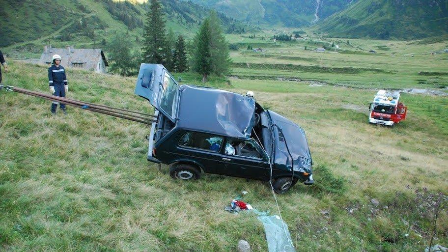 Pkw-Absturz in Sportgastein