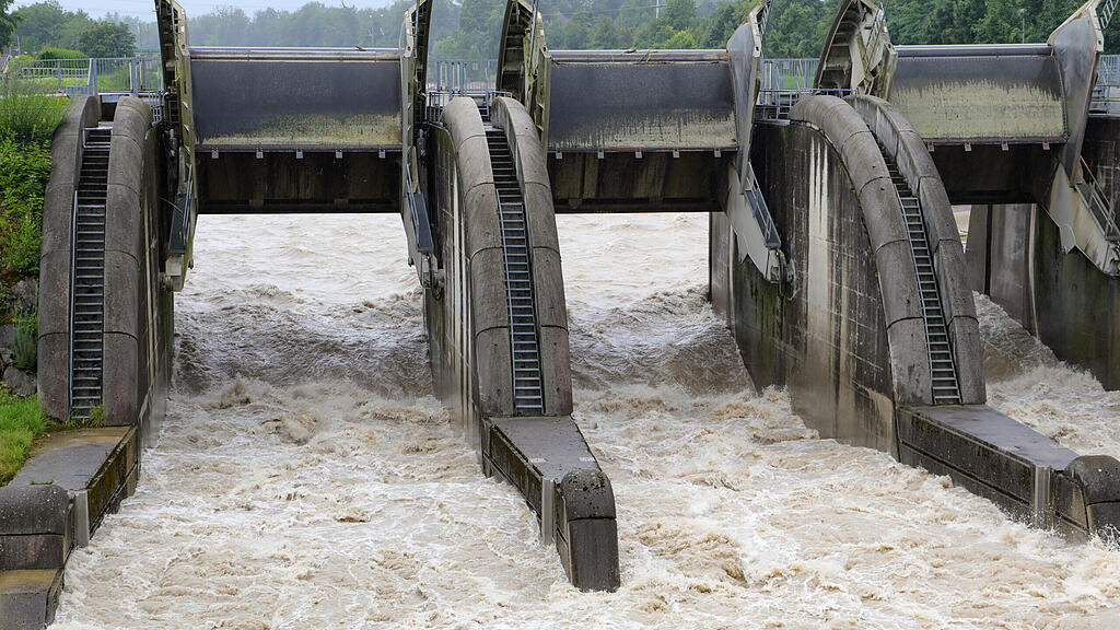 Hochwasser Saalach