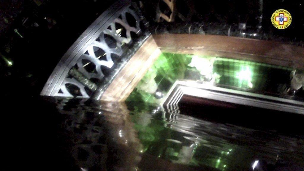 Costa Concordia: Bilder aus dem Inneren