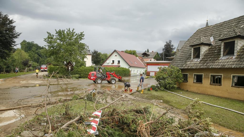 Unwettereinsätze in der Steiermark