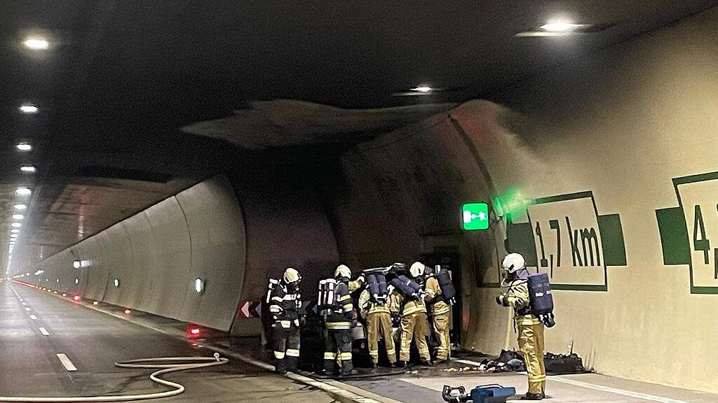 Pkw-Brand Katschbergtunnel