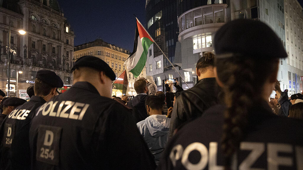 Pro-Pal\u00e4stina-Demo in Wien