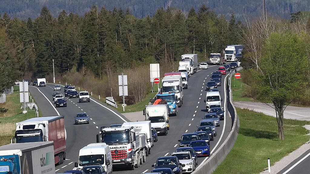 Stau, A10, SB