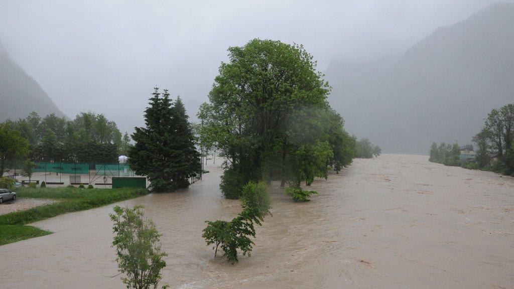 Hochwasser in Ebensee, I