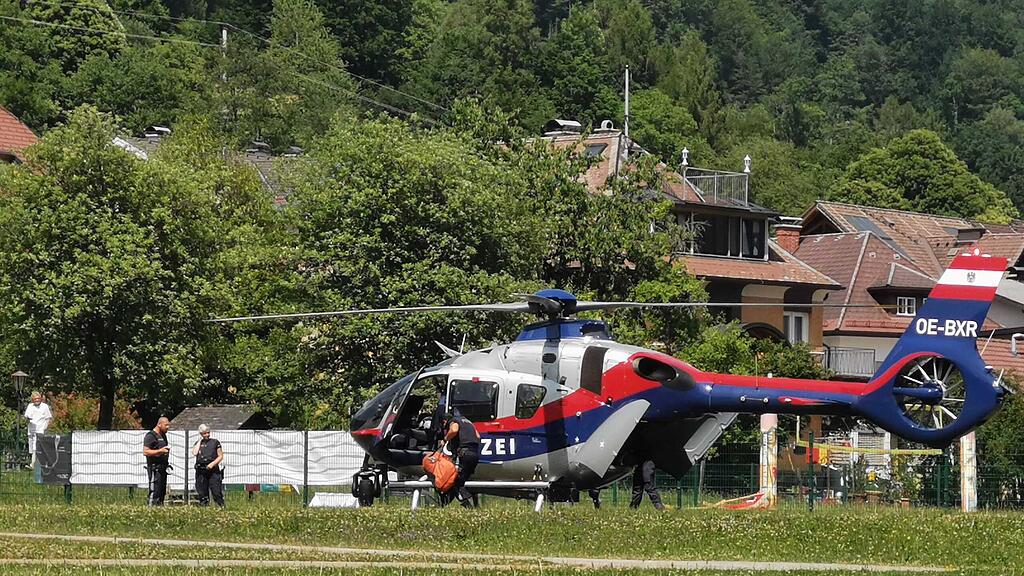 Waldbrand in der Eisenau nahe Mondsee
