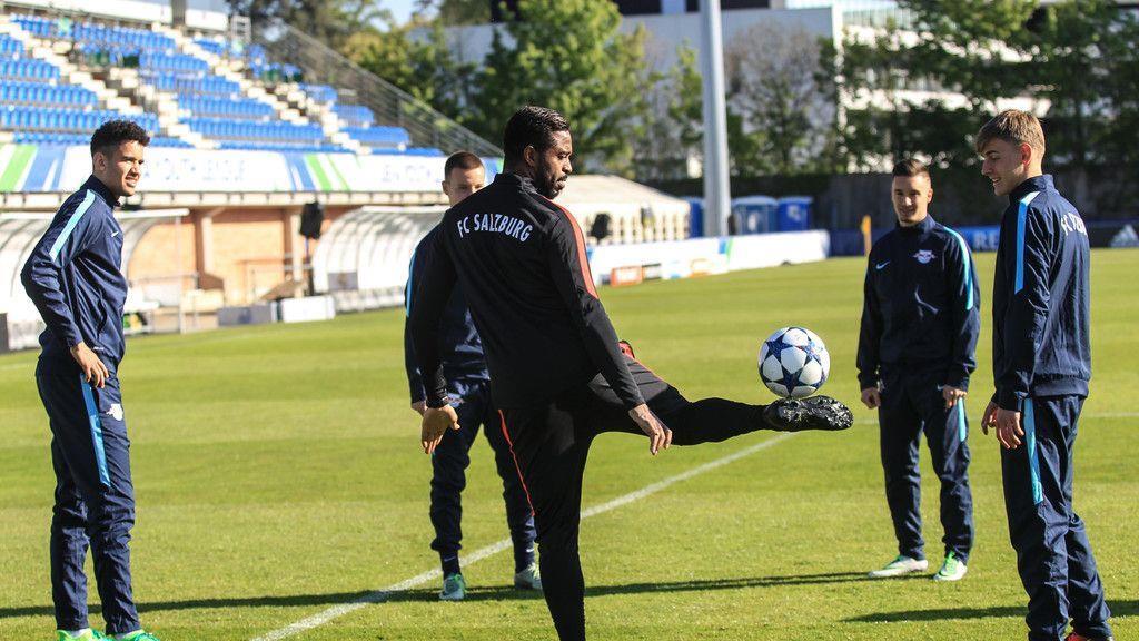 Training und Entspannung vor Youth-Legaue-Finale