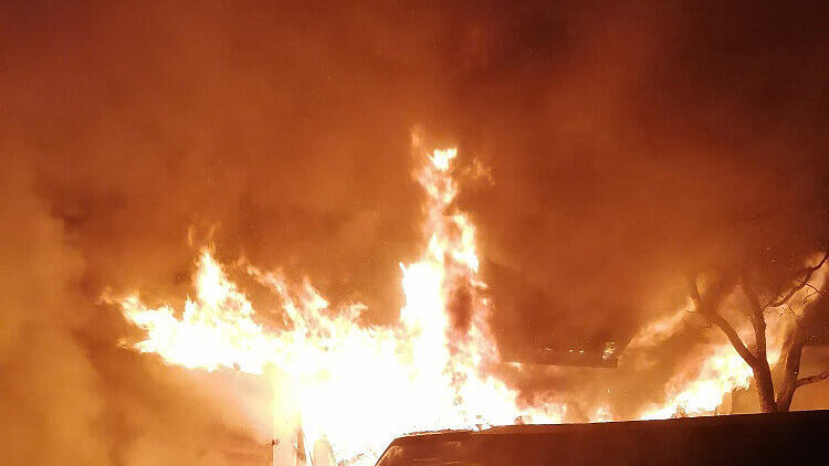 Garagenbrand, Bramberg,