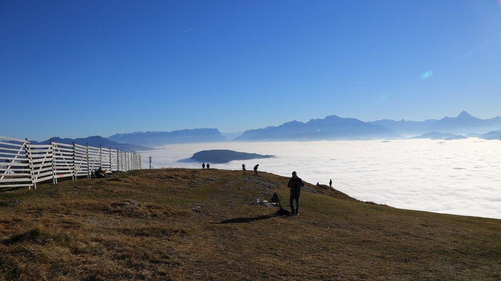 Sonne tanken am Gaisberg