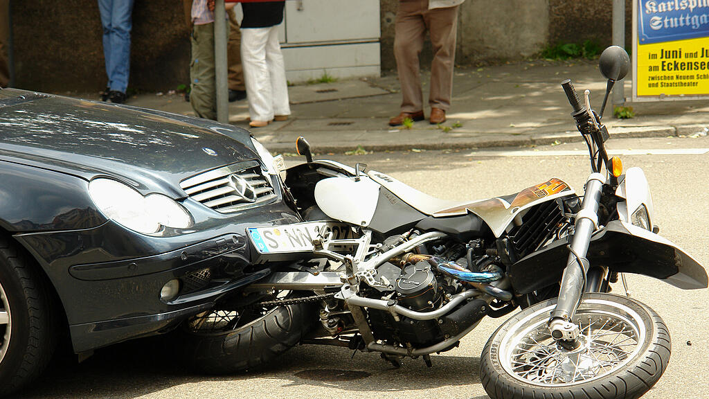 Unfall Motorrad