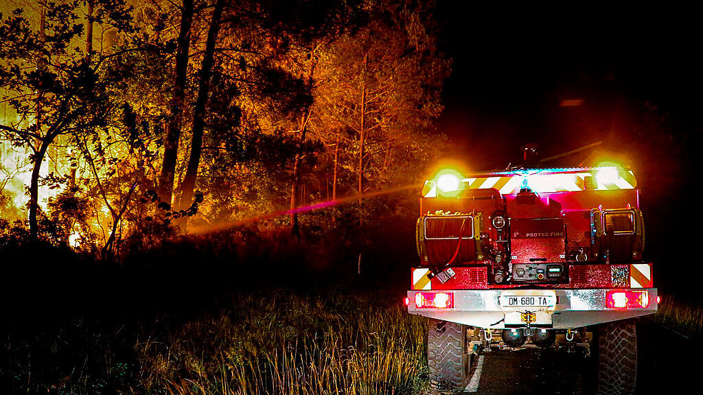 Waldbrand Hitze FRankreich
